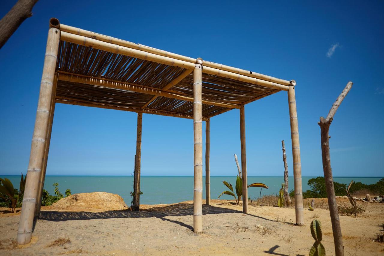 Corazon Guajiro Cabana Frente A Playa Solitaria En Dibulla Cerca A Palomino - Cabin In Front Of Solitary Beachs Exteriör bild